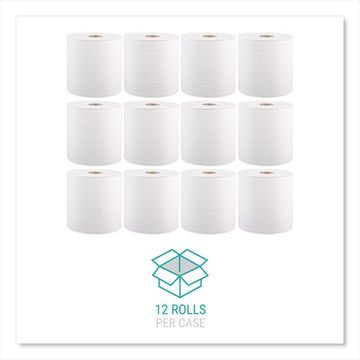Windsoft® Hardwound Roll Towels, 8 X 800 Ft, White, 12 Rolls-carton freeshipping - TVN Wholesale